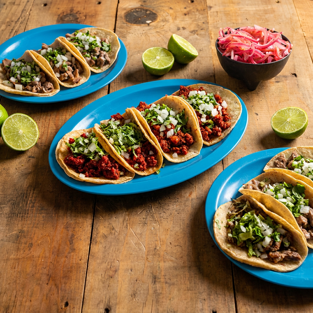 Para Compartir Orden de Tacos Suaderos 5 Pzas*3 🍊