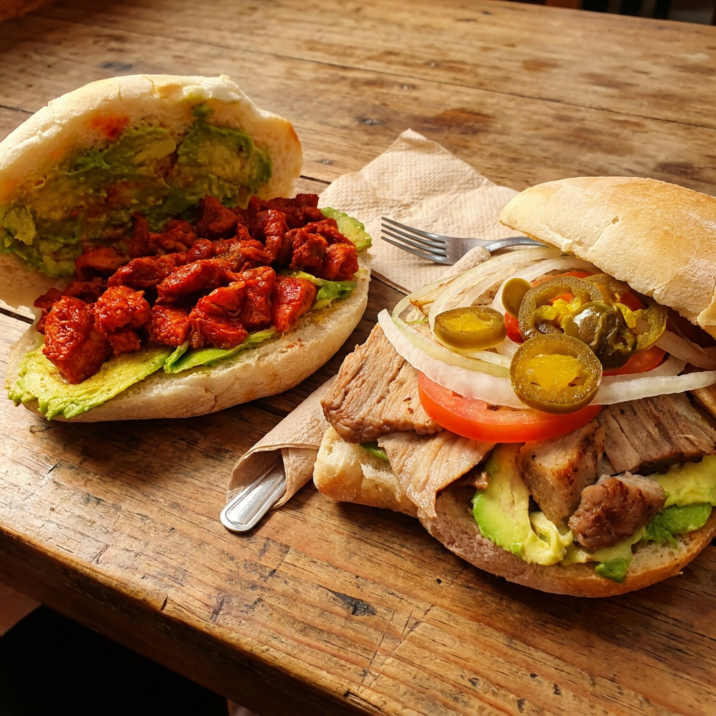 LONCHE ADOBADA + LONCHE CARNITAS