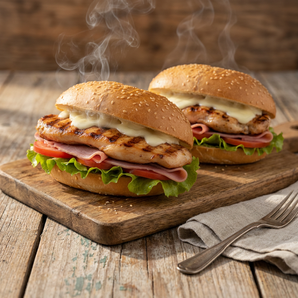 Sándwich Muslo Pollo + Sándwich Muslo Pollo