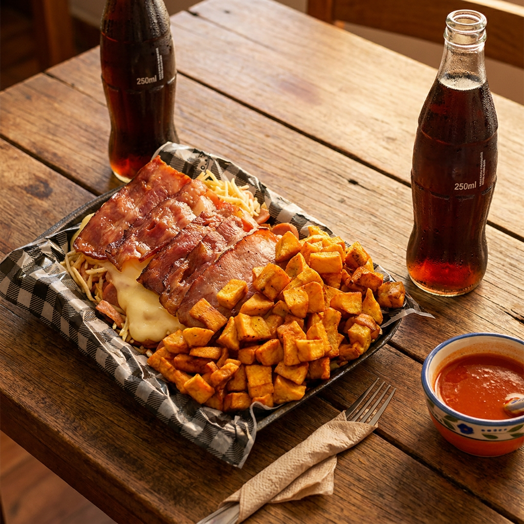 SalchiSamba para 2 con Bebidas
