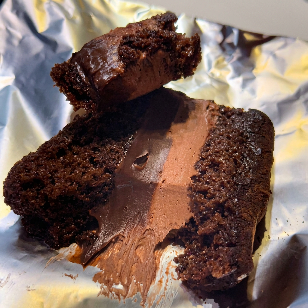 Bolo massa de chocolate, com duas camadas do nosso delicioso mousse chocolate tradicional e chocolate meio amargo.
Serve 1 pessoa.
