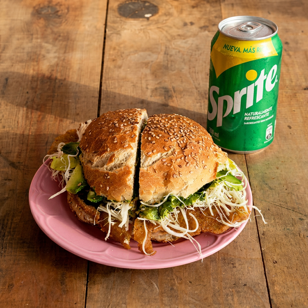 CEMITA DE MILANESA + REFRESCO