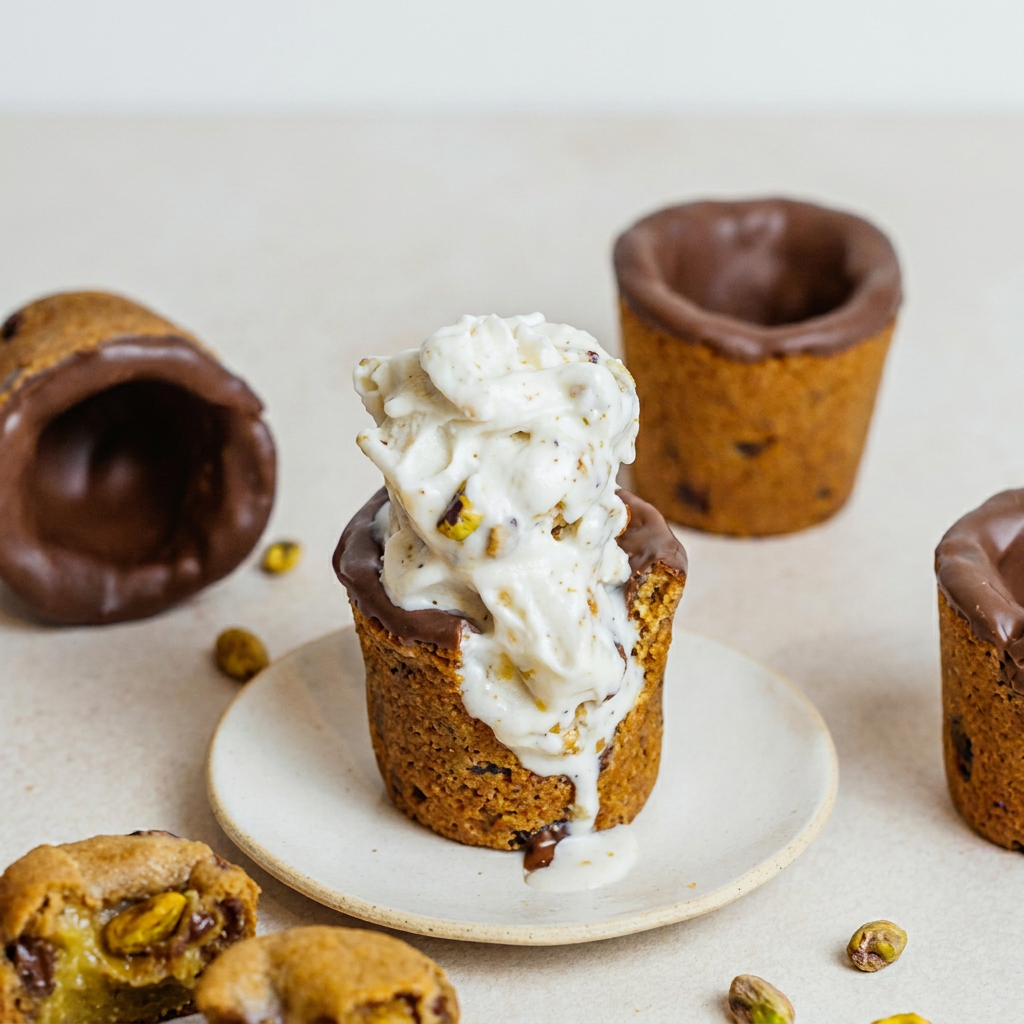 Nosso gelato em parceria com a sorveteria Pine & Co! Massa de baunilha com pedaços de Cookies de Pistache. Perfeito para refrescar esse Dia de calor!
acompanhamento: copinho de cookie.