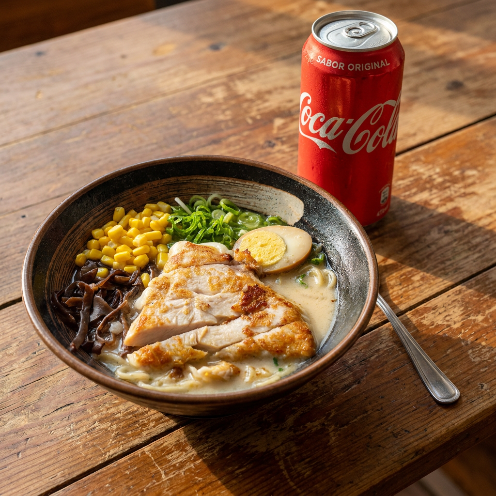 Ramen de Pechuga de Pollo*1 + Coca Cola 473 Ml*1