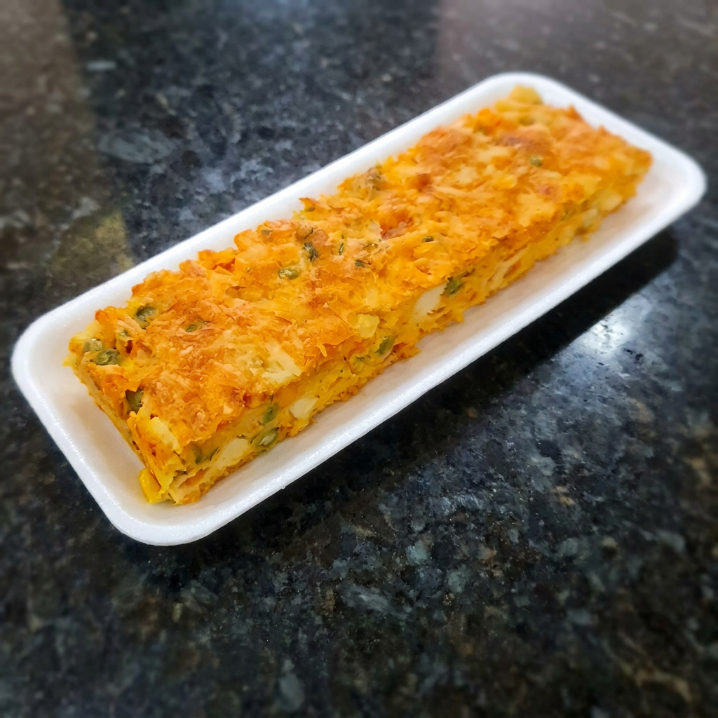 Uma opção leve, saborosa e preparada com ingredientes selecionados. Nossa Torta de Legumes combina uma massa macia e dourada com um recheio generoso de legumes, proporcionando uma refeição equilibrada, nutritiva e cheia de sabor.
Vendida por unidade, com aproximadamente 400g. Ideal para o almoço, jantar ou um lanche reforçado, oferecendo praticidade e o gostinho de comida caseira