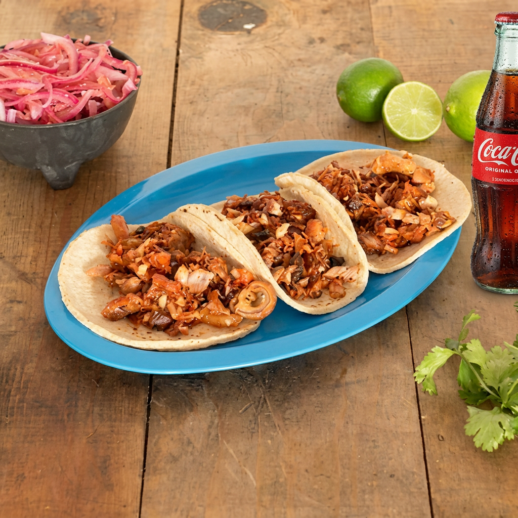 Combo Barbacha (3Tacos+ 1Coca Cola)