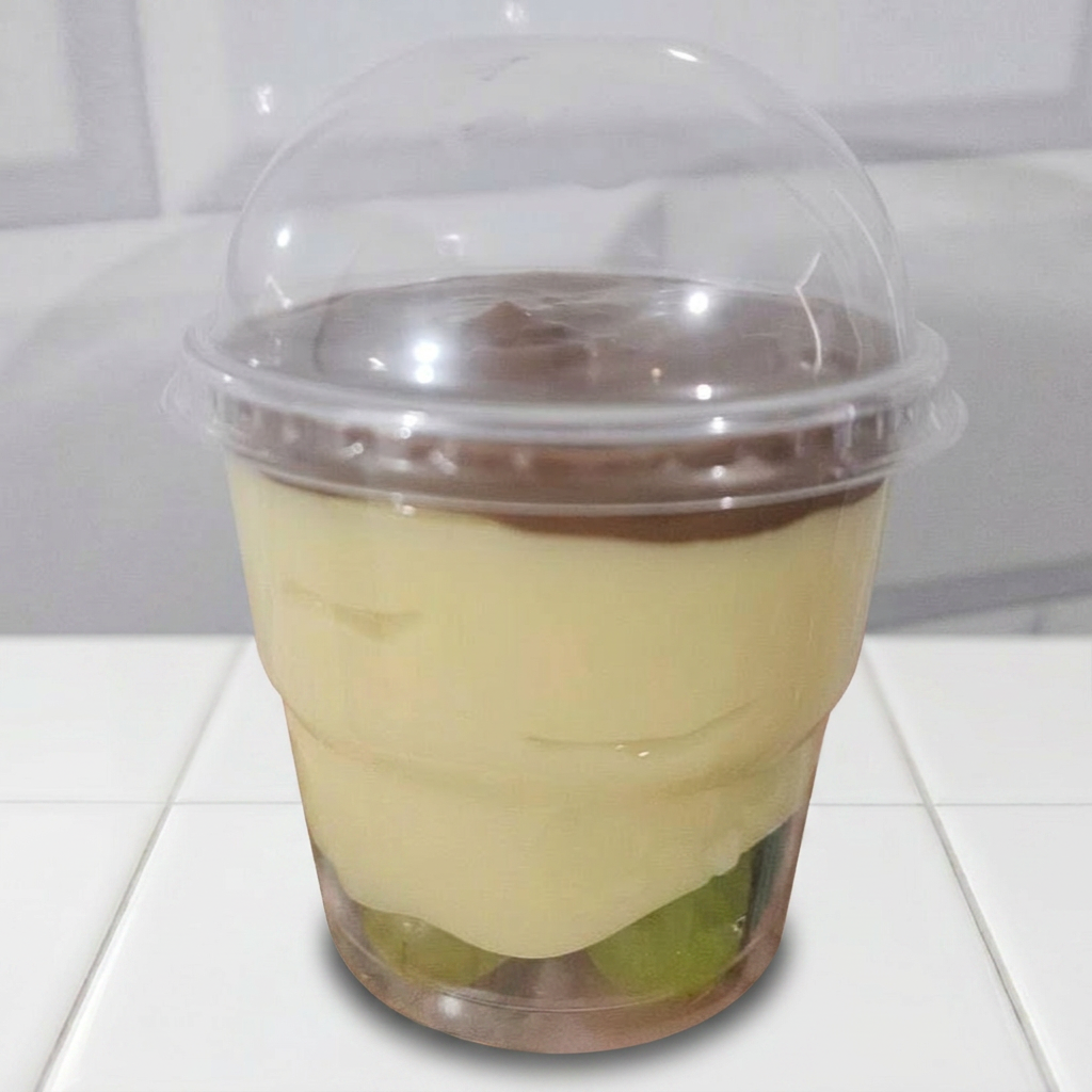 Um delicioso creme de Ninho, uvas sem sementes e brigadeiro feito com chocolate nobre.
150ml