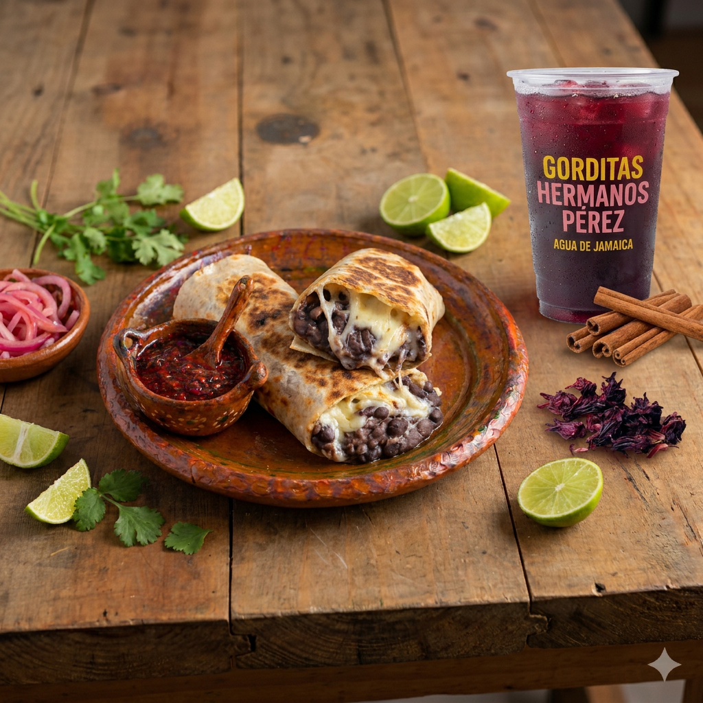 Combo 2 Burritos + Agua Fresca