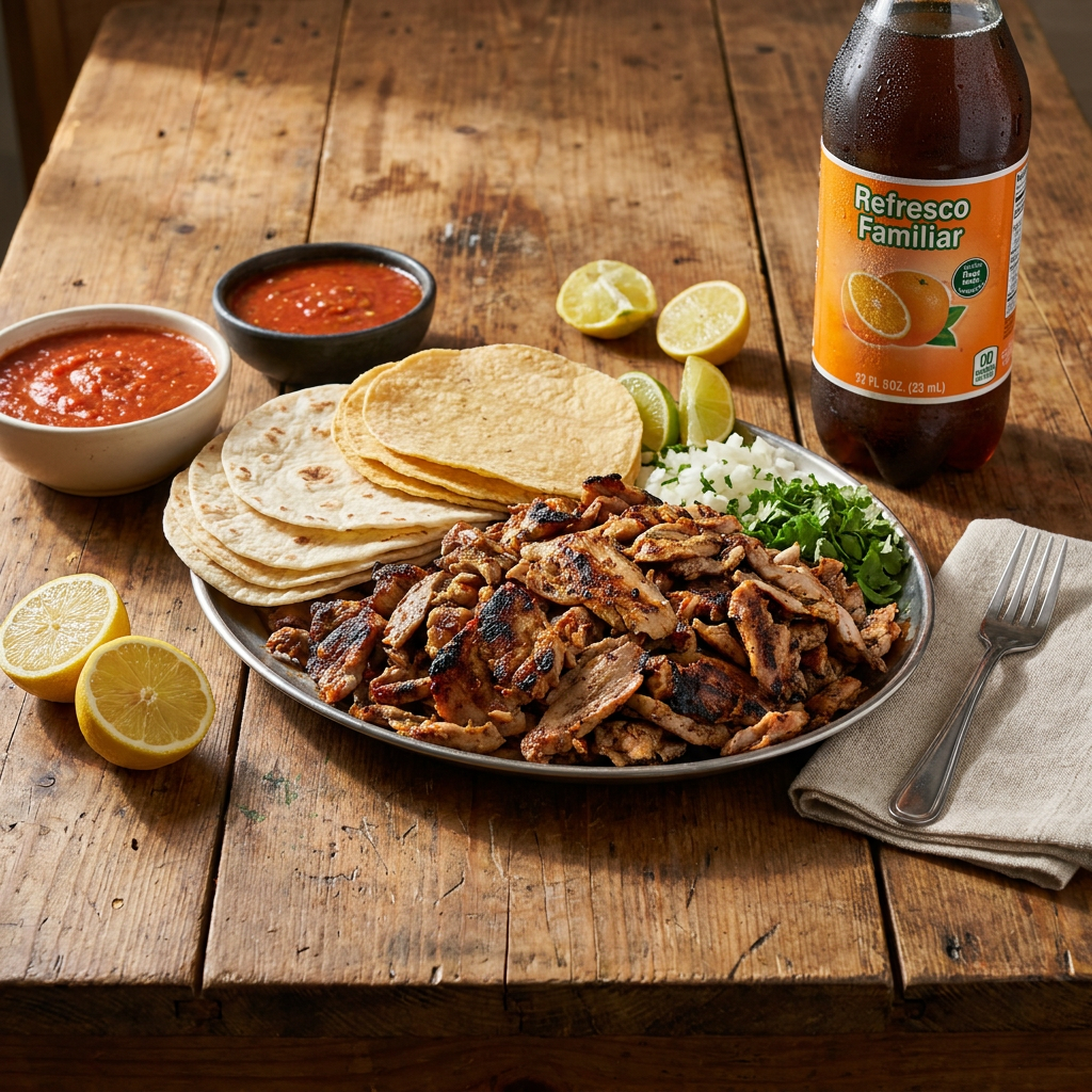 1 Kg de Carne Árabe + Refresco Familiar