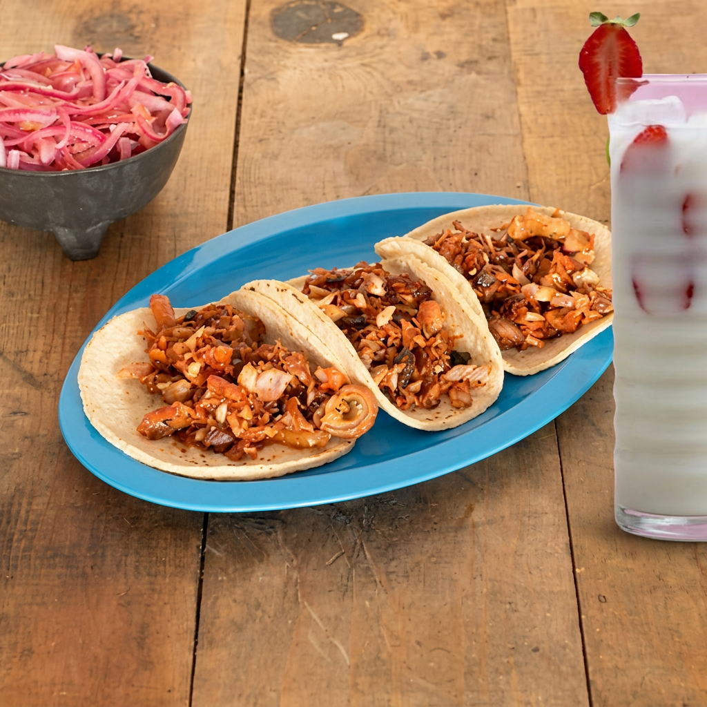 1 Orden Individual + 1 Agua Horchata DeFresa 500ml