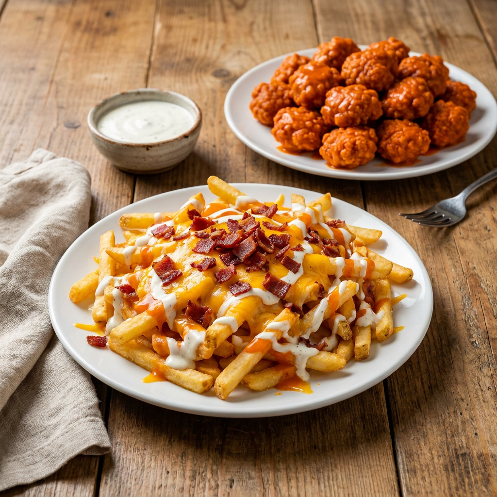 Crunchy Bites Boneless 18 pzs + Papas Preparadas