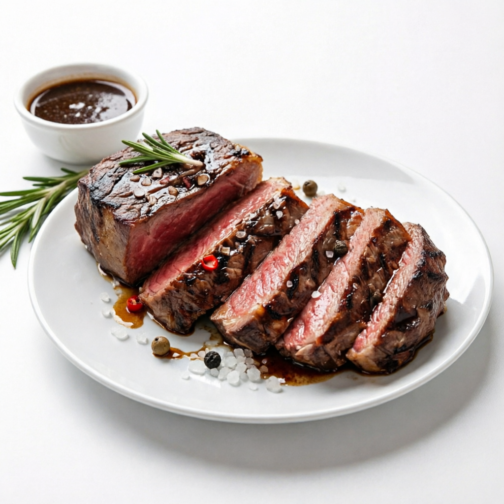 Delicie-se com nosso Maminha Black Angus de 400g, primorosamente grelhado na Char Broiler para transformar-se em steaks de suculenta textura e sabor intenso. Este corte de carne, originado do requintado gado Black Angus, é notável por sua suavidade e riqueza de sabor. A grelha Char Broiler confere toques defumados que criam uma harmonia perfeita de notas gustativas. Este prato, pertencente à categ