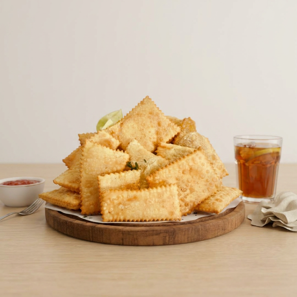 Delicie-se com a nossa oferta Econômica de Pastéis! São 50 unidades irresistíveis, onde você tem a liberdade de escolher entre uma variedade de sabores inconfundíveis. A imagem apresentada é uma foto real do produto, garantindo a transparência e a veracidade da nossa culinária. Aproveite essa oportunidade para saborear a tradição e a autenticidade dos nossos pastéis, perfeitamente preparados para impressionar o seu paladar!