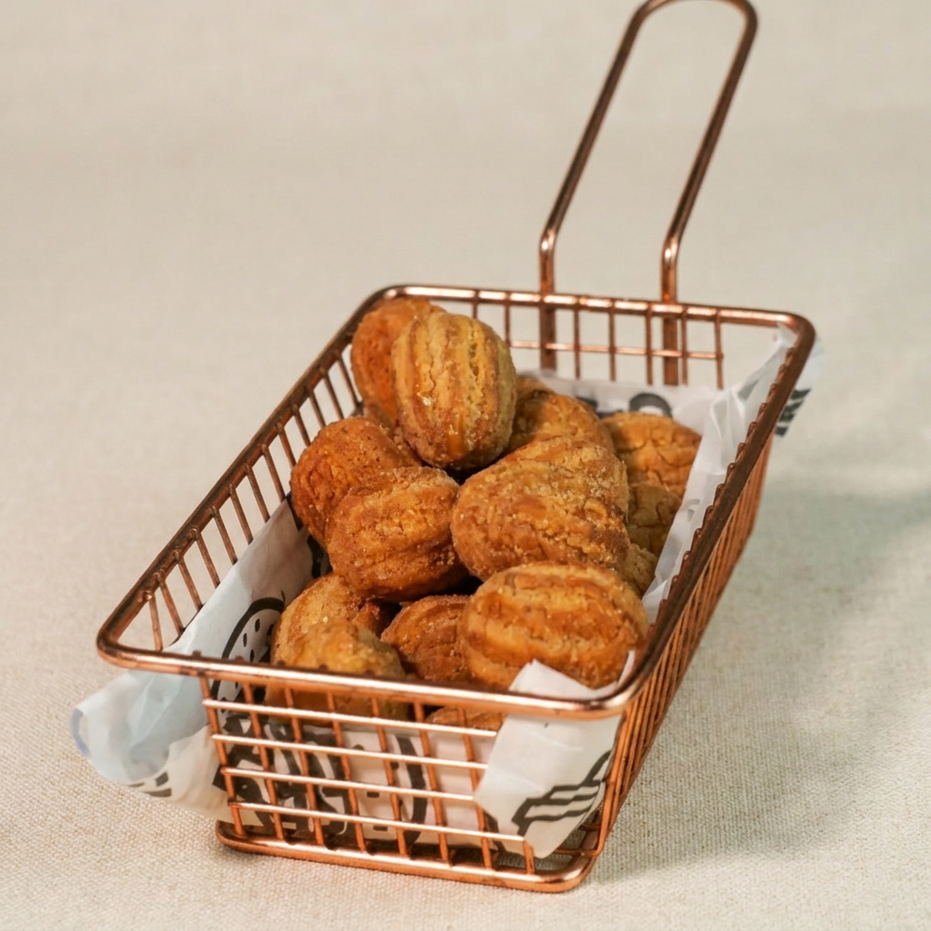 Massa caseira de mini churros, recheados com um delicioso doce de leite. Uma opção irresistível para quem ama sobremesas crocantes e saborosas. Perfeitos para festas ou para aquele momento de indulgência.