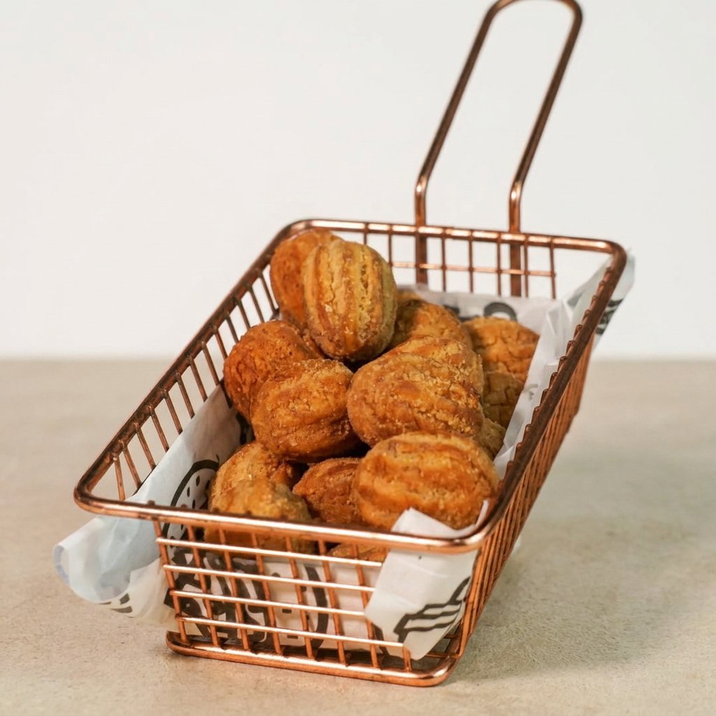 Massa caseira de mini churros, recheados com um delicioso doce de leite. Uma opção irresistível para quem ama sobremesas crocantes e saborosas. Perfeitos para festas ou para aquele momento de indulgência.