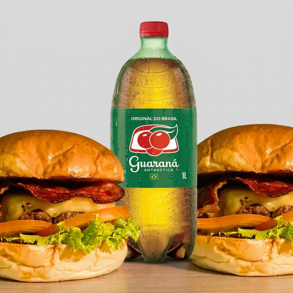 2 Smash Calabresa e 1 Guaraná 1L
