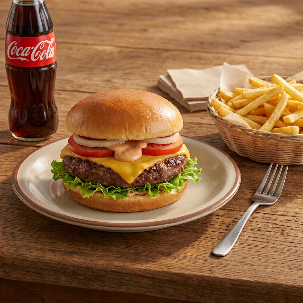 Combo Hamburguesa + Papas + Refresco