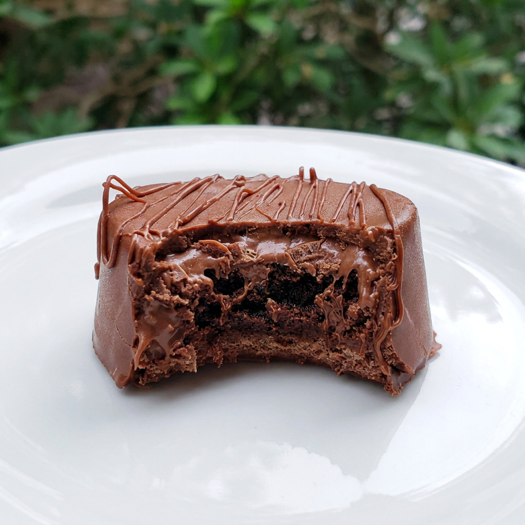 Casquinha de chocolate blend, Nutella e brownie da Grazi.