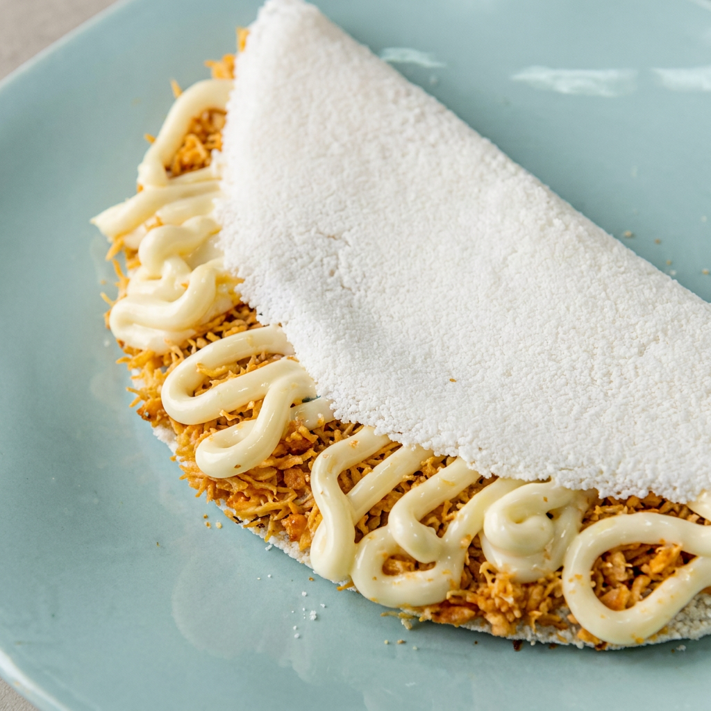 Tapioca Frango Com Catupiry