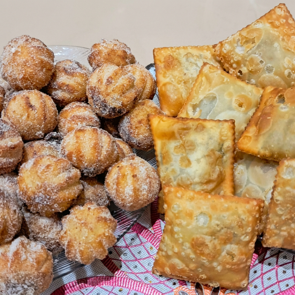 30 mini pastéis + 20 churros. Perfeito para quem ama pastelzinho.