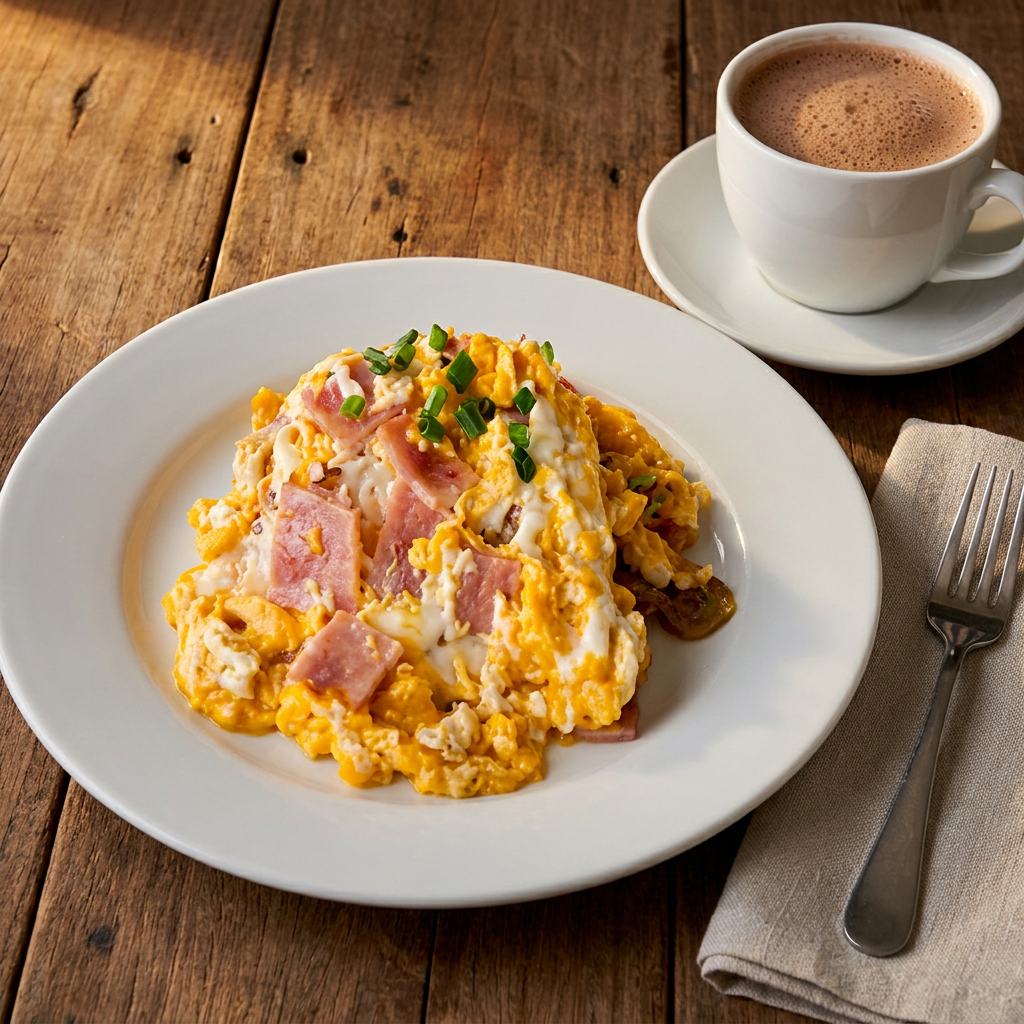 Huevos Rancheros con Pan + Bebidas Claliente