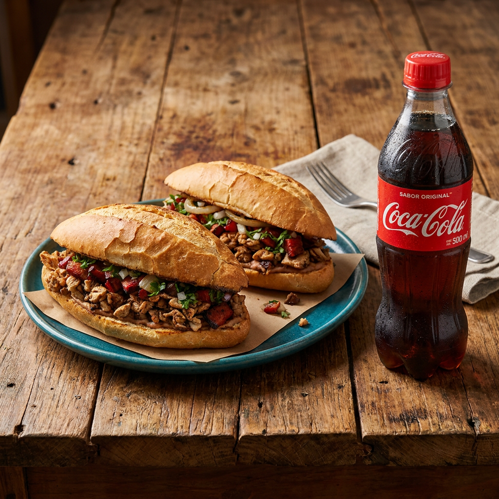 Combo 2 Tortas Acompañadas de COCA-COLA 500Ml