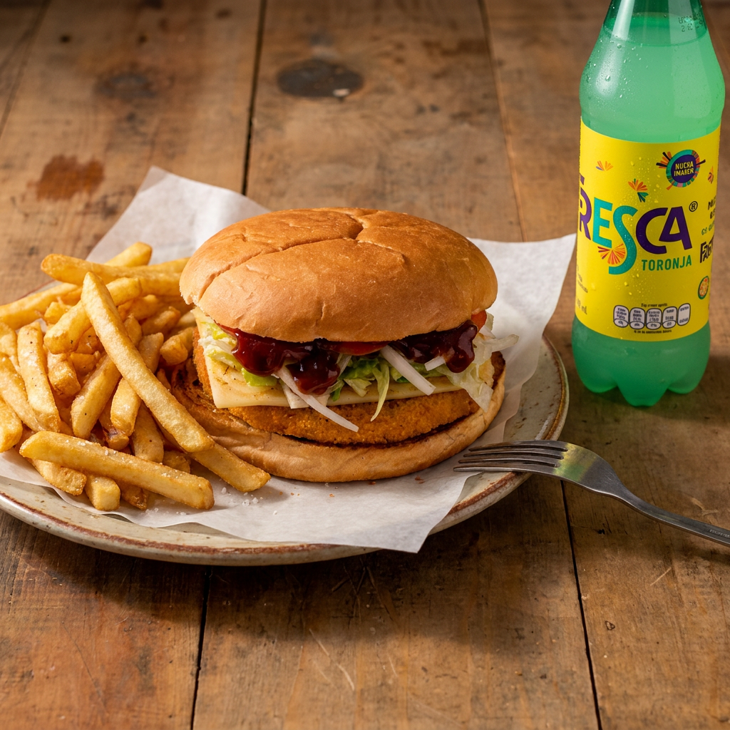 Combo Hamburguesa de Pollo