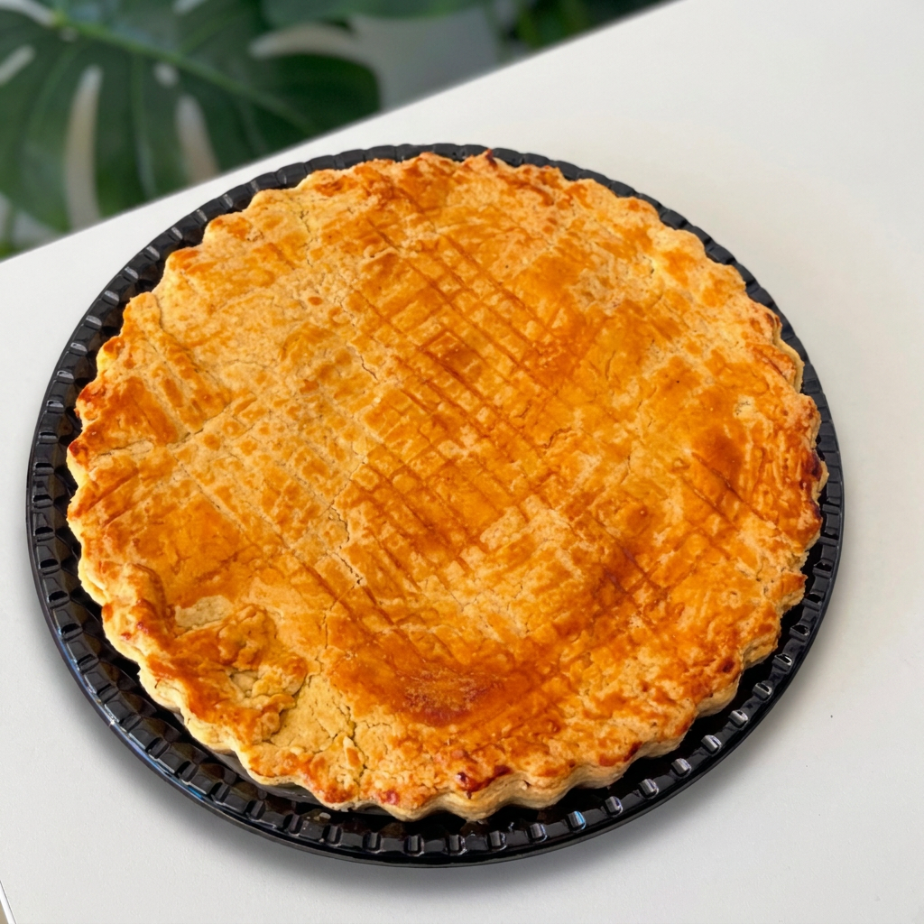 Serve bem 4/5 pessoas, recheio cremoso e delicioso.