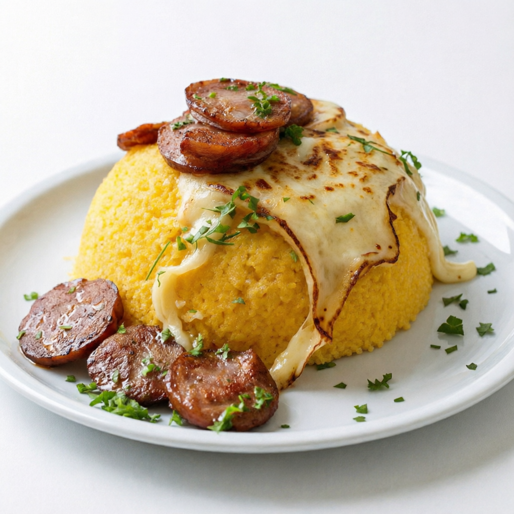 Cuscuz nordestino quentinho (320g), recheado com calabresa acebolada e queijo muçarela derretido. Uma combinação irresistível, bem servida e cheia de sabor, perfeita para qualquer hora do dia.
Tags não inclusas: Frango Parmegiana frango assado contra File carre isca churrasco misto peixe tilapia bife a cavalo Talharim Comida Prato Especial Clássico Almoço Jantar Sabor Caseiro Marmita Gourmet marmitex executiva executivo refeição completa caseira gourmet carne peixe bife churrasco misto prato feito Pf bife strogonoff estrogonofe Fritas combo combinado casal família namorados mães pais