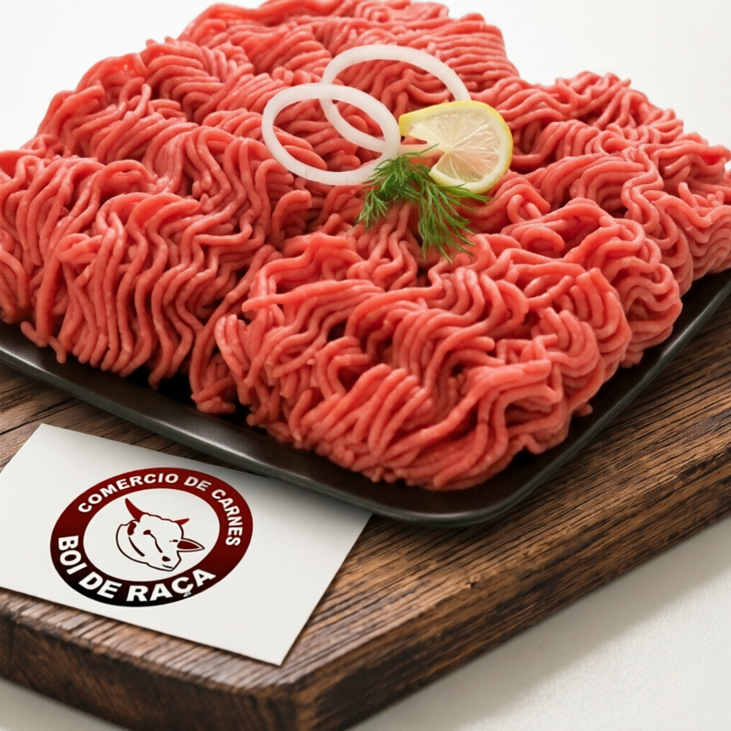 A carne moída de primeira é ideal para preparar pratos saborosos e suculentos, com um sabor irresistível.