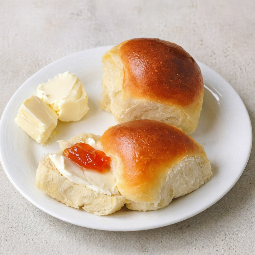 Pão de Leite com Manteiga 9 reais e 45 centavos Que tal um pão de leite com manteiga bem fresquinho? Macio, quentinho e com aquele sabor caseiro que conquista!