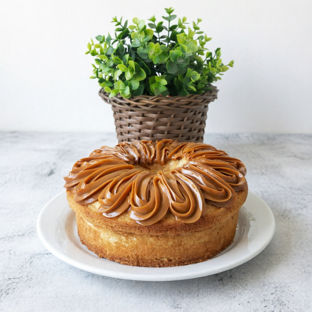 Feito com carinho, nosso bolo de churros traz o gostinho da infância: massa leve com toque de canela, recheio generoso de doce de leite e cobertura irresistível. Simplesmente perfeito com um café!