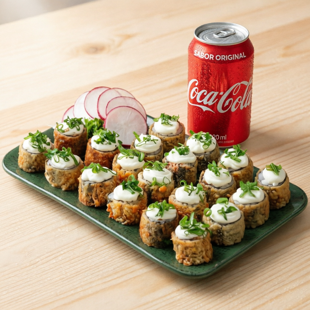 Combinação Perfeita, maravilhosos hot-roll e uma Coca-Cola (220 ml) geladinha, não tem erro né?