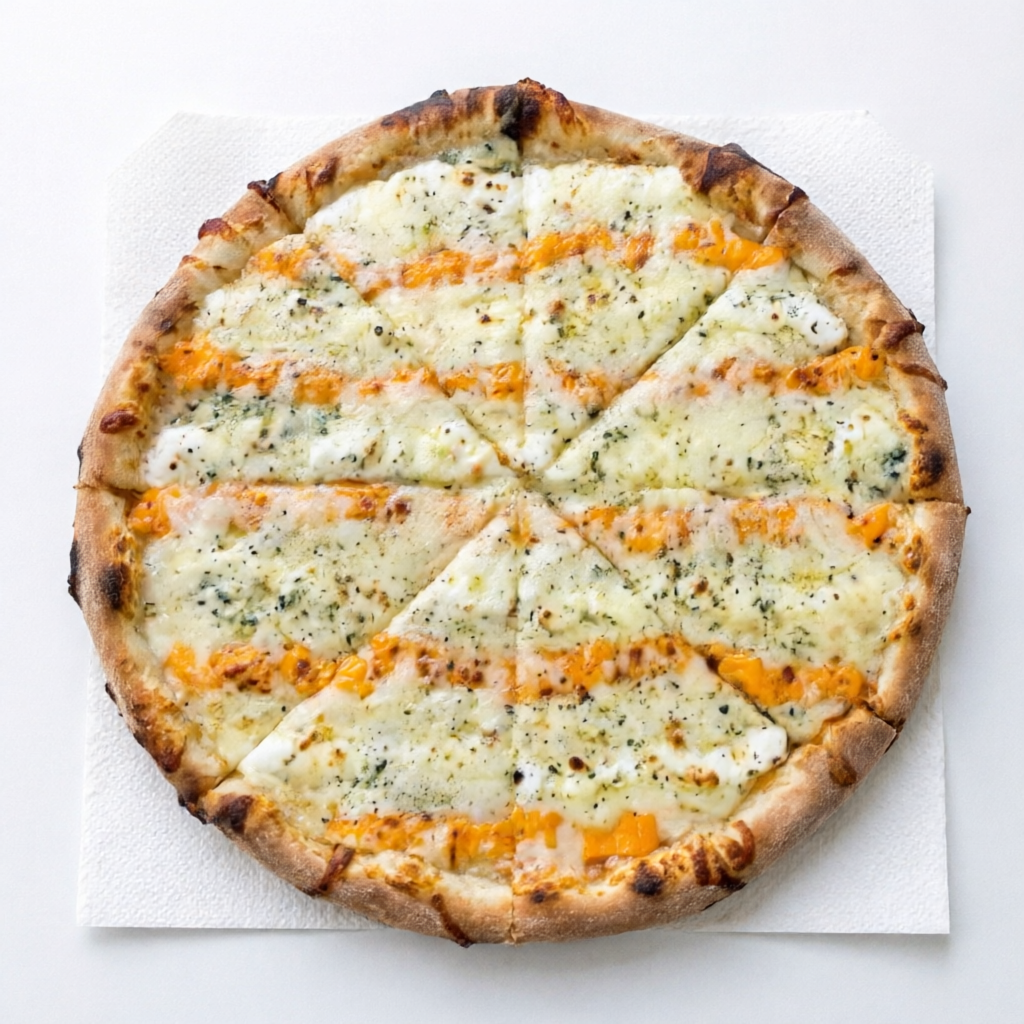 MUSSARELA, GORGONZOLA PARMESAD E PROVOLONE