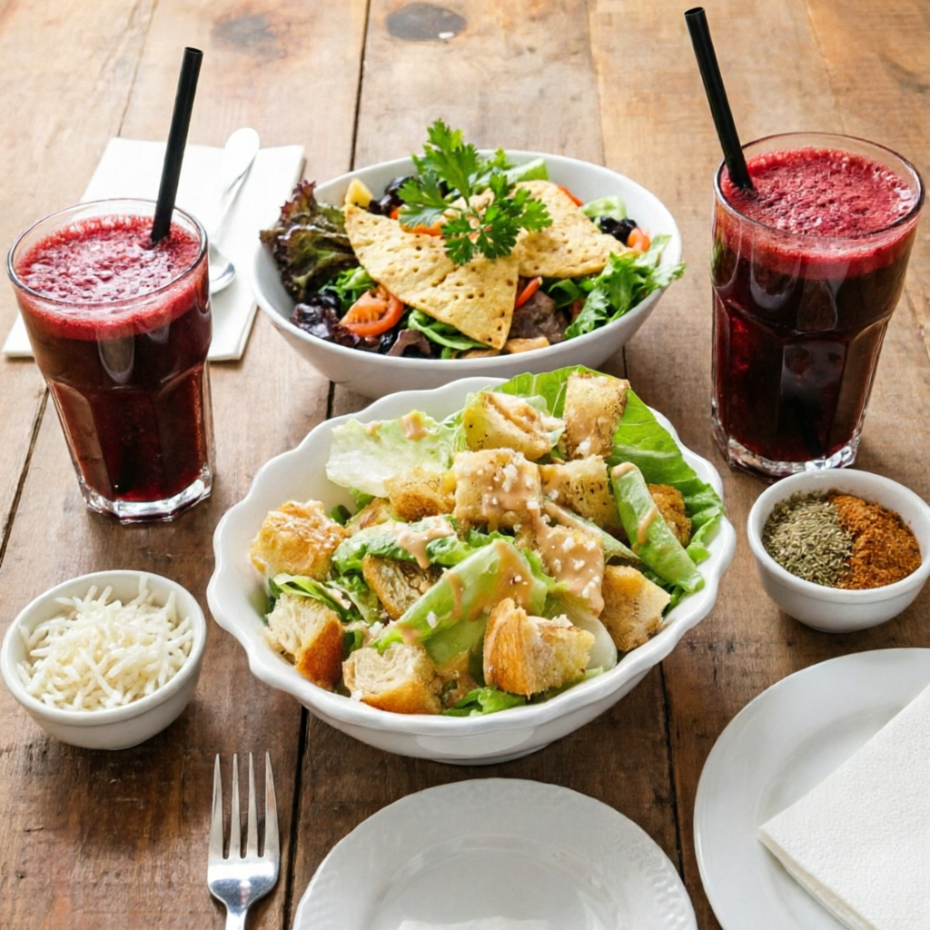 Ensalada mas Jugo Natural