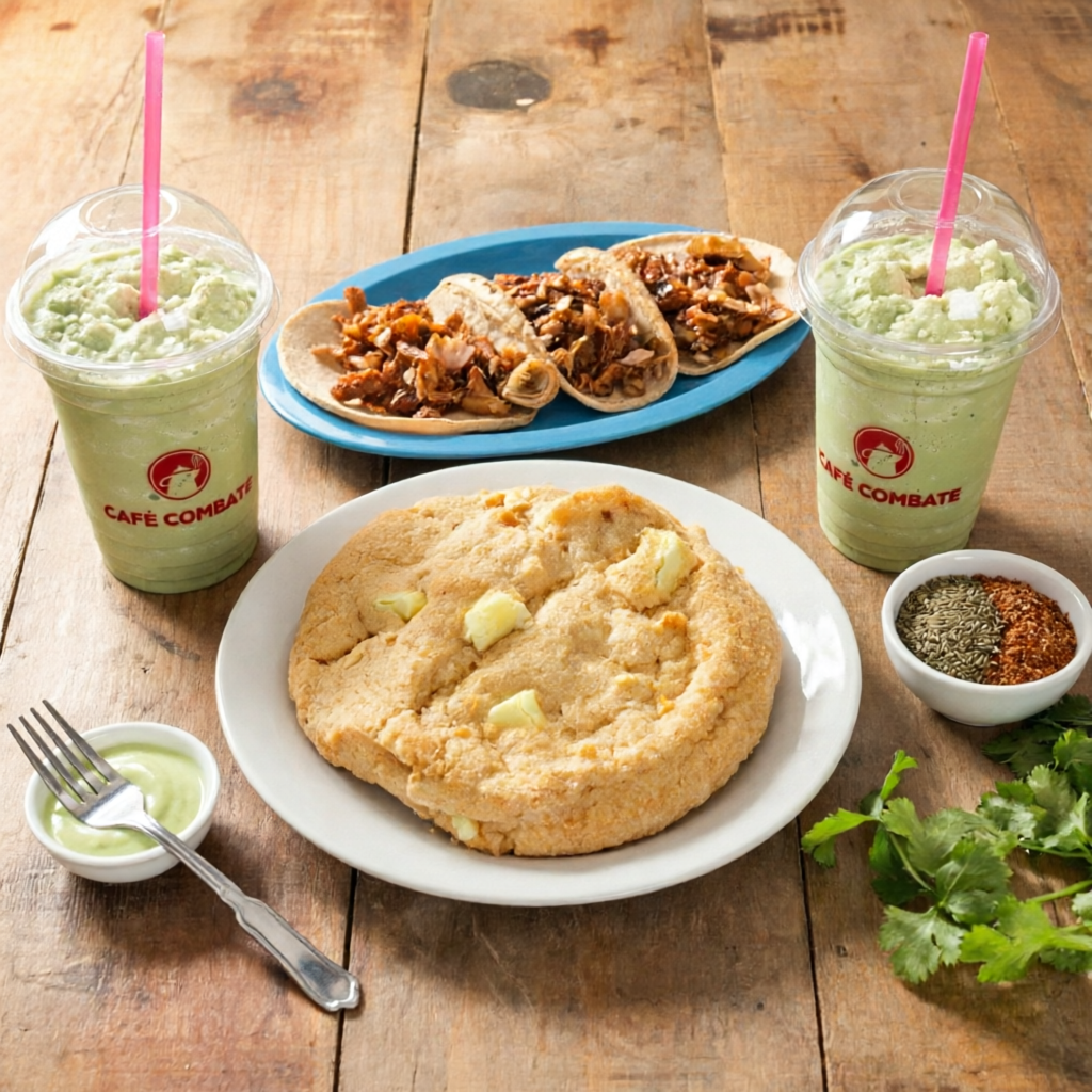 Matcha Frappe + Galleta