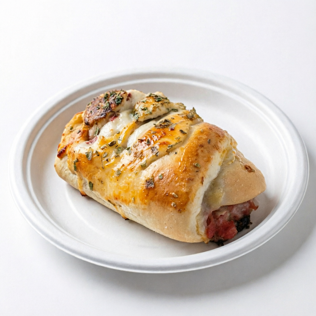 Mussarela, calabresa, cheddar