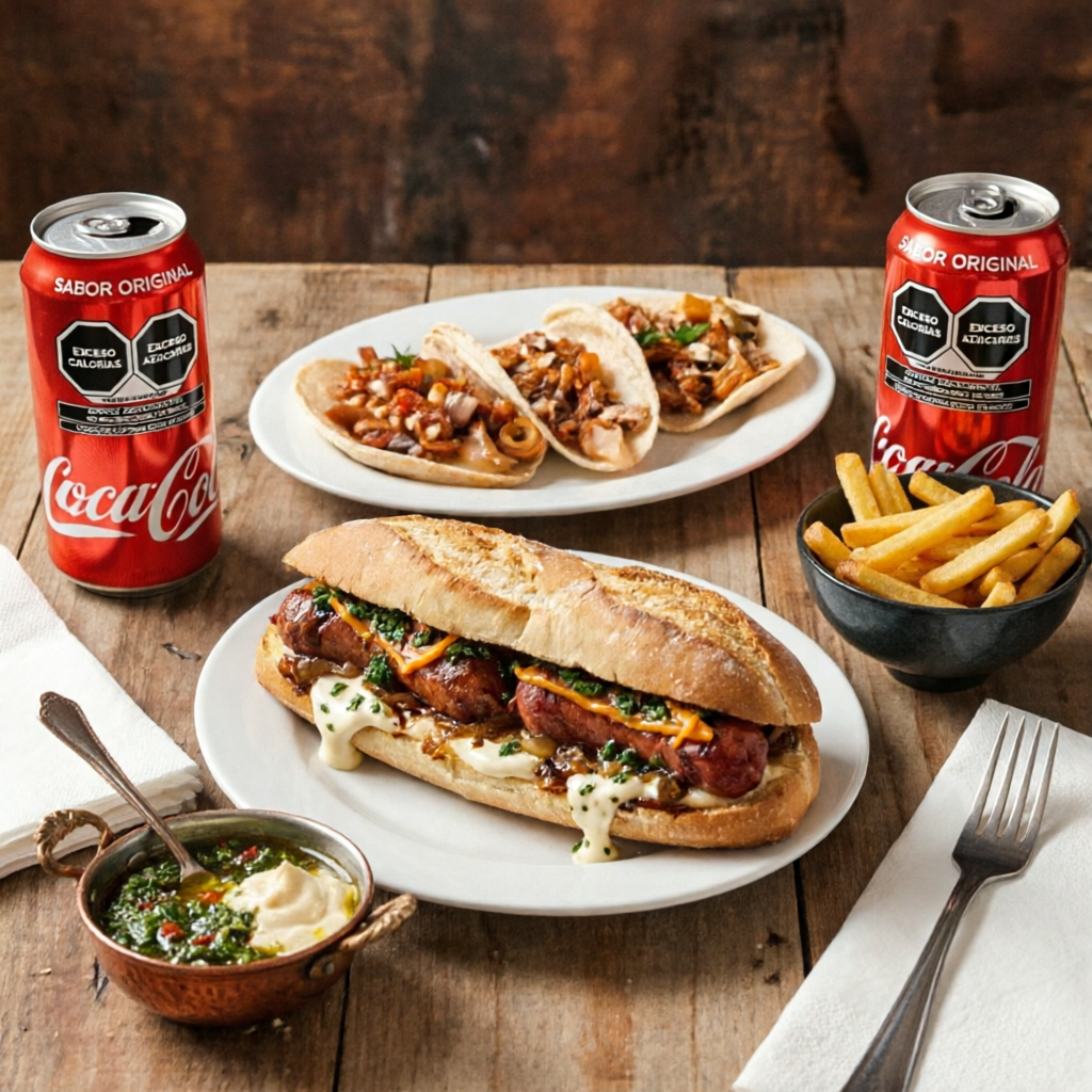 Combo Choripán Tradicional + Coca-Cola