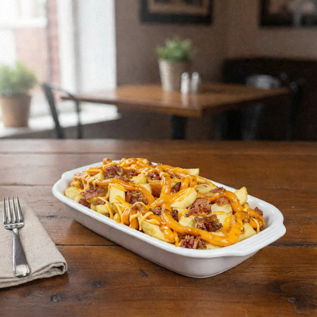Com cheddar, bacon ou calabresa