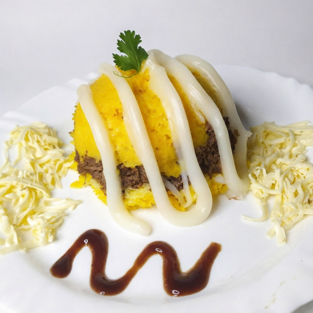 Carne de sol desfiada, queijo coalho e Catupiry
Acompanha vinagrete
