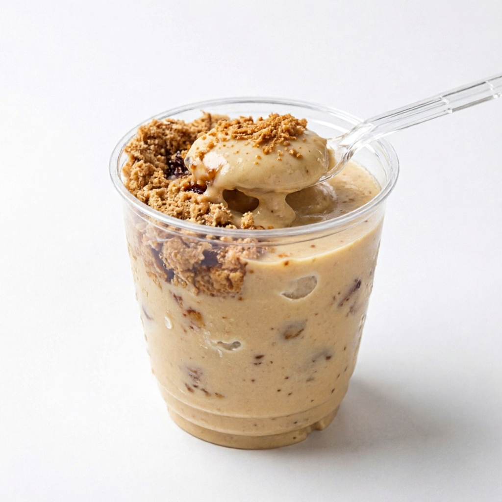 Creme de paçoca super cremoso, com paçoca e amendoim em pó. Simples, intenso e irresistível 🥜😍