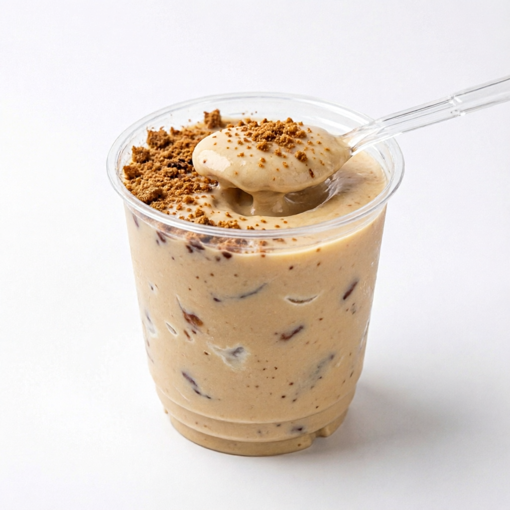 Creme de paçoca super cremoso, com paçoca e amendoim em pó. Simples, intenso e irresistível 🥜😍