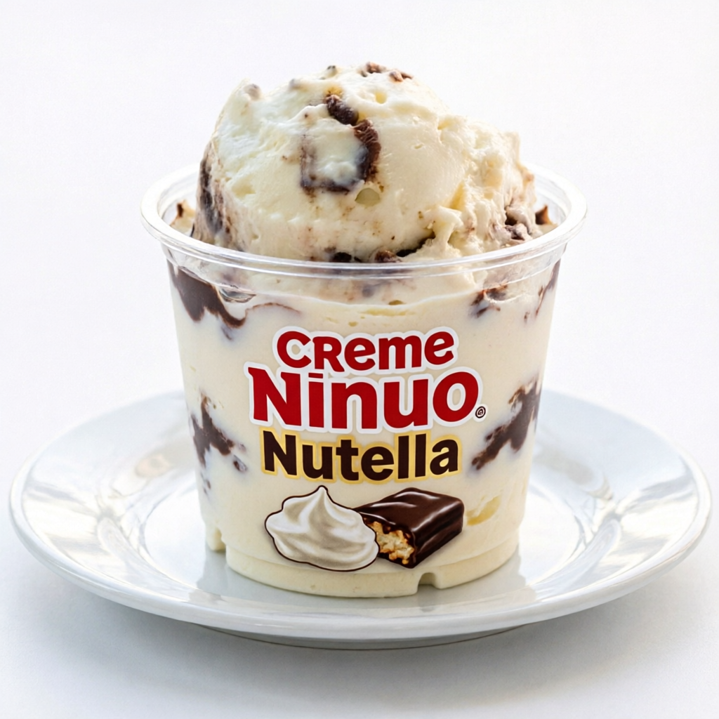 Aquele delicioso creme de ninho com Nutella sabor e qualidade super cremoso e saboroso,vai ficar só olhando? Pede logo o teu e vem saborear essa delícia de sorvete