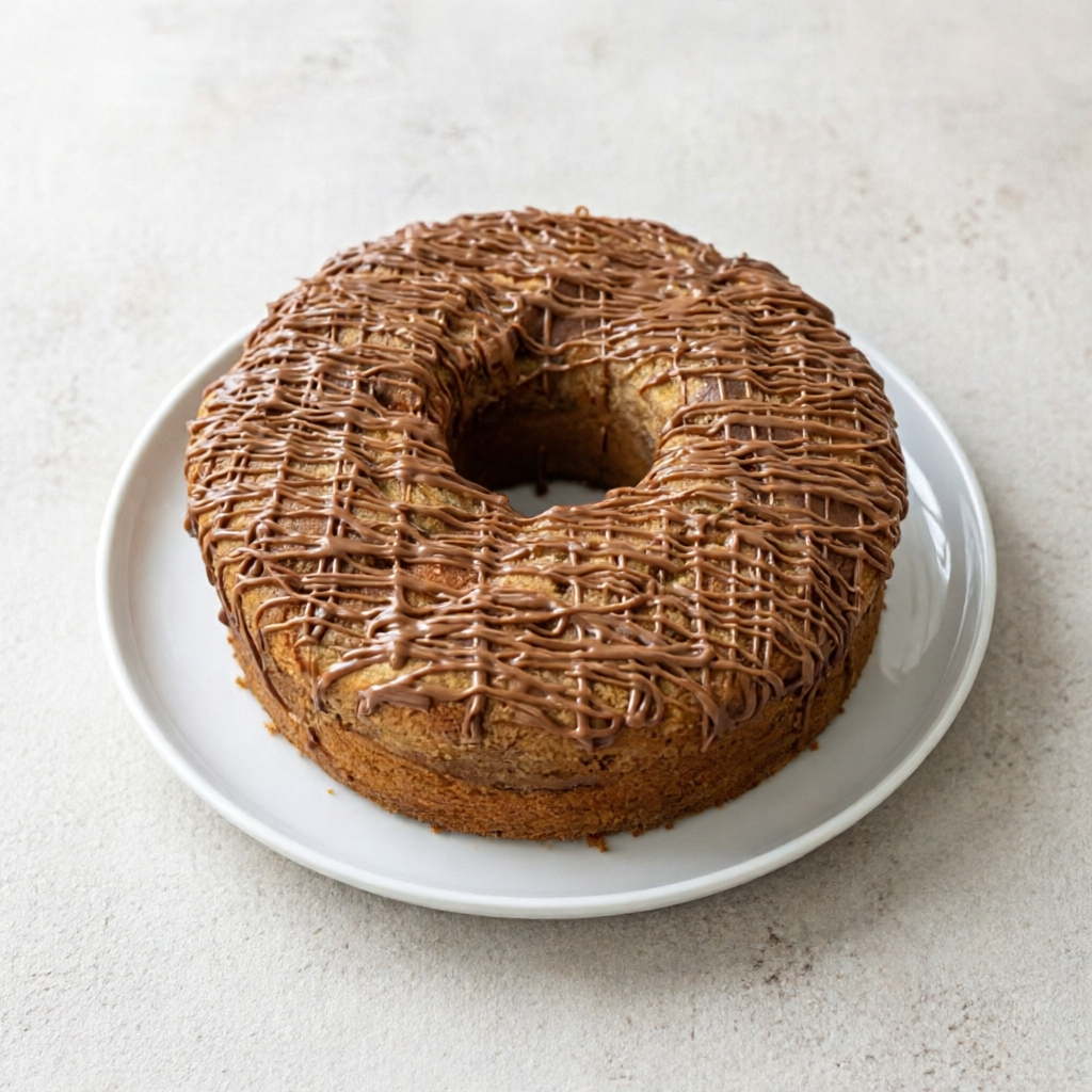 Sabor de casa com final de Nutella. Massa úmida de banana madura, cheirosa e cheia de personalidade. Por cima, uma cobertura de Nutella cremosa em fio, do jeitinho que conquista o coração (e o garfo). É a união do caseiro com o sofisticado — e você no meio desse encontro. Simples na essência, fino no detalhe.