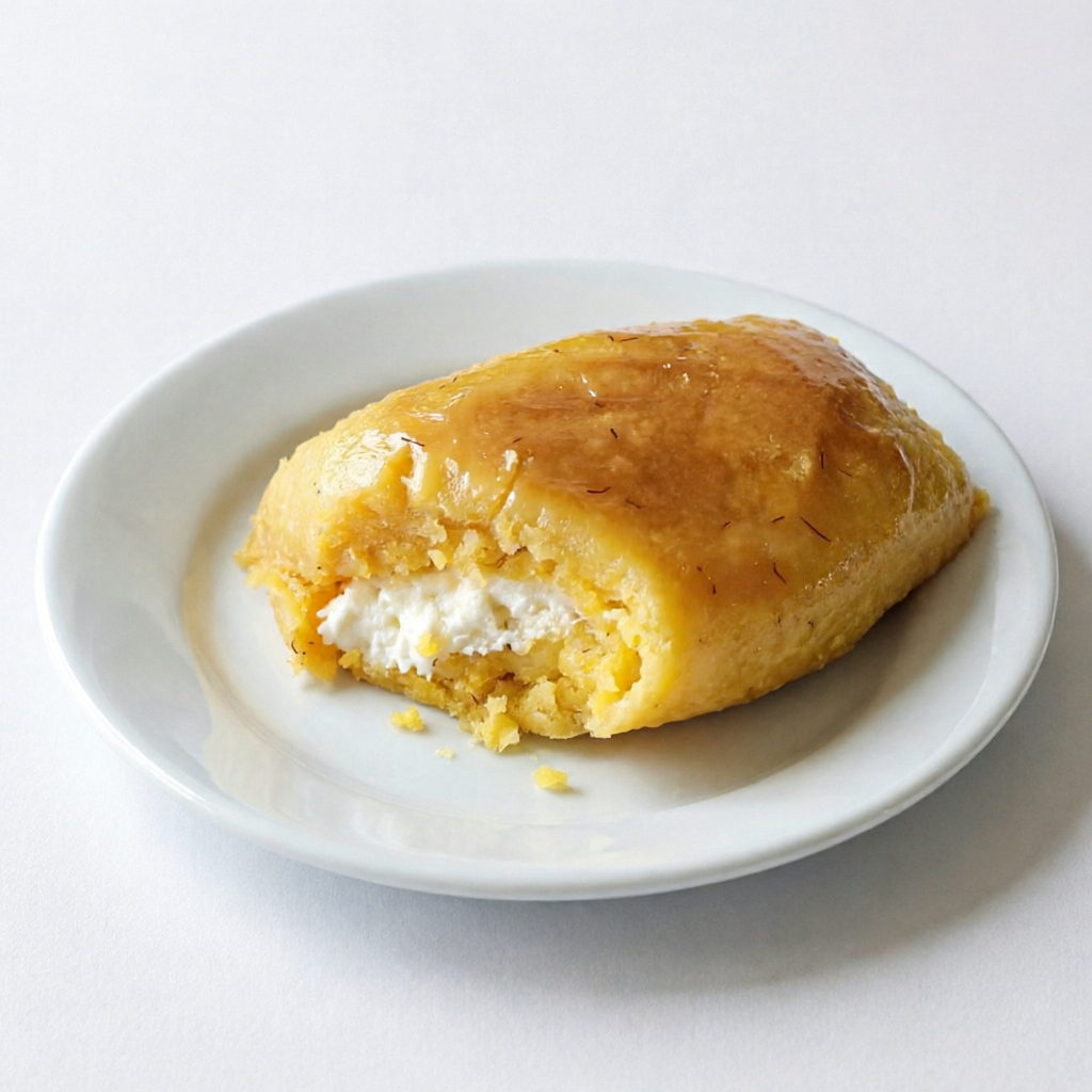 Deliciosa pamonha doce com queijo, verdadeira Pamonhas Artesanal. Esta pamonha é criada a partir de uma massa de milho finamente ralada, com um toque doce do açúcar, proporcionando uma textura irresistível. E a estrela desta obra-prima culinária é o queijo Minas branco, que com sua suavidade e sabor único, completa perfeitamente a experiência. Desfrute desta delícia autêntica e caseira!