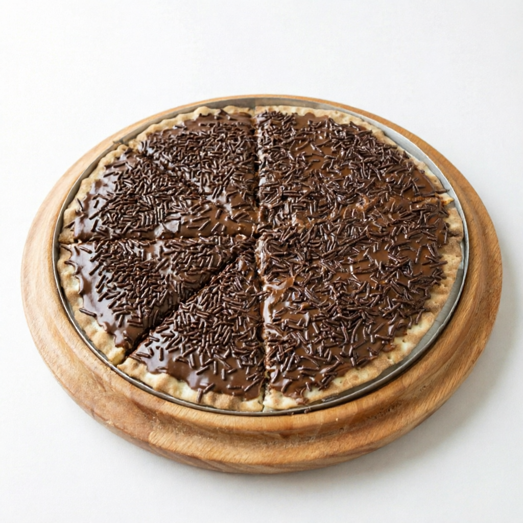 8 Pedaços - Leite Condensado, Muçarela e Chocolate Granulado