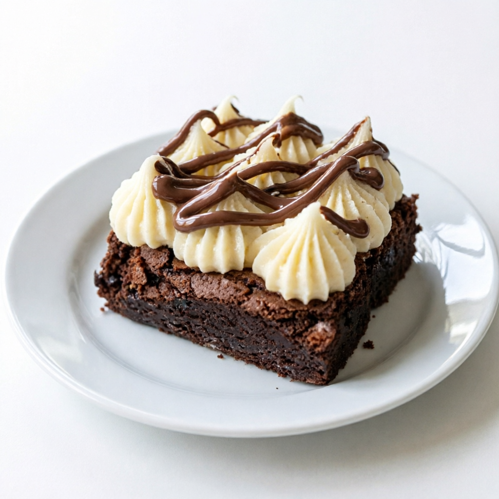 Bolo vulcão Choco Brownie - Este é um bolo de chocolate extremamente saboroso e chocolatudo. No centro desta delícia, esconde-se pedaços de brownie e um recheio de brigadeiro tradicional, incrivelmente cremoso. Para finalizar com perfeição, o bolo é generosamente coberto com pedaços de brownies irresistivelmente macios.