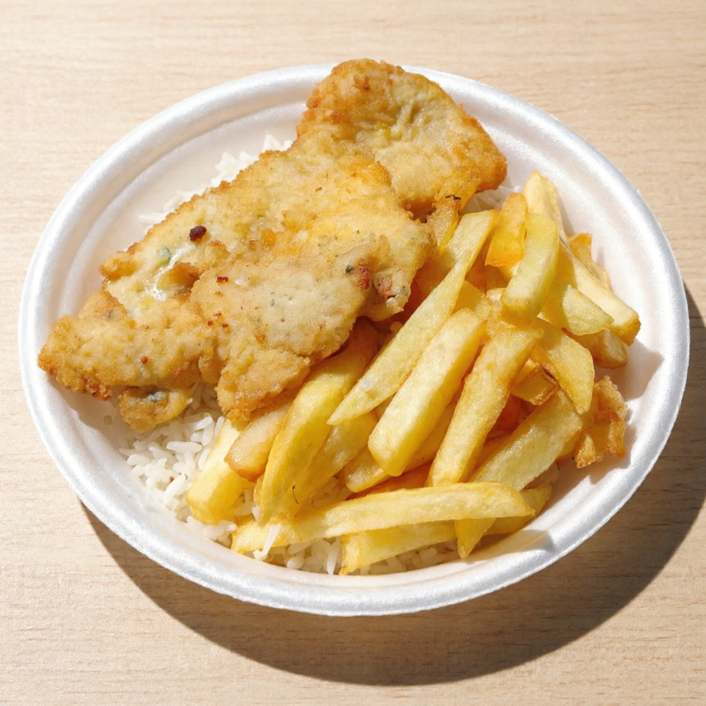 ARROZ, FEIJAO, BATATA FRITA