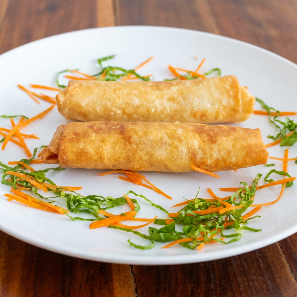 Apresentamos nosso majestoso Rolinho de Queijo com Presunto, uma tentação irresistível para o seu paladar. Este deleite é cuidadosamente recheado com queijo de primeira qualidade, que derrete na boca, criando um sabor suave e aconchegante, harmonizado com o presunto saboroso e tenro, que adiciona um toque salgado perfeito a este prato. Este rolinho é um verdadeiro espetáculo de texturas e sabores, um deleite que é impossível de resistir. Permita-se experimentar esse encontro delicioso de ingredientes!