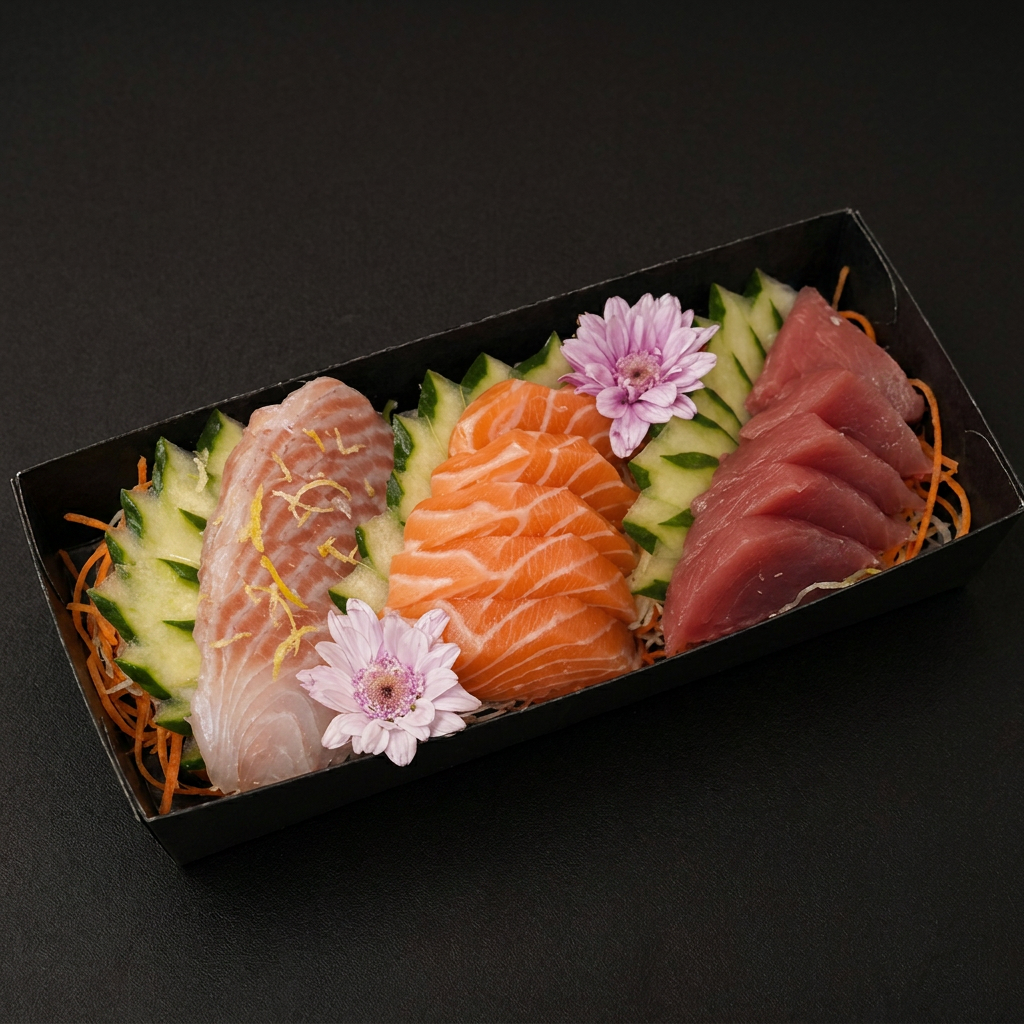 Monte seu combinado de sashimi do seu jeitinho. Observação: Nossos pratos são preparados conforme a receita Original da casa. Não realizamos alterações, substituições ou remoções de itens nos pratos ou combos escolhidos. Agradecemos a compreensão.